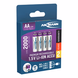 Ansmann 1312-0036 pile domestique Batterie rechargeable AA Lithium-Ion (Li-Ion) - Vue supplémentaire 14
