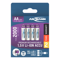 Ansmann 1312-0036 pile domestique Batterie rechargeable AA Lithium-Ion (Li-Ion) - Vue supplémentaire 16