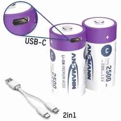 Informations techniques Capacité (mAh, Ah) : 2500 mAh Comparatifs piles/accus : HR14, LR15, C, AM2, L, MN1400, 814, E93, LR14 ...