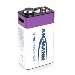 Ansmann 1315-0005 pile domestique Batterie rechargeable 9V Lithium-Ion (Li-Ion)