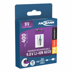 Ansmann 1315-0005 pile domestique Batterie rechargeable 9V Lithium-Ion (Li-Ion) - Vue supplémentaire 4