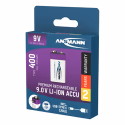 Ansmann 1315-0005 pile domestique Batterie rechargeable 9V Lithium-Ion (Li-Ion) - Vue supplémentaire 5