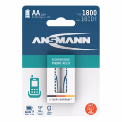 Ansmann 1312-0038 pile domestique Batterie rechargeable AA Hybrides nickel-métal (NiMH)