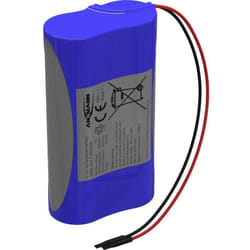 Ansmann 2S1P Pack de piles rechargeables 2x 18650 avec câble Li-Ion 7.2 V 3350 mAh