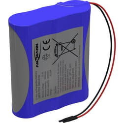 Ansmann 3S1P Pack de piles rechargeables 3x 18650 avec câble Li-Ion 10.8 V 3350 mAh