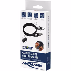 Ansmann 1700-0188 câble USB 1,2 m USB A/USB C USB C/Lightning Noir, Argent - Vue supplémentaire 2