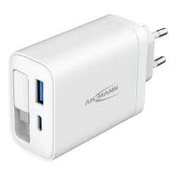 Ansmann 1001-0186 chargeur d'appareils mobiles Tablette, Smartphone Blanc Secteur Charge rapide Intérieure