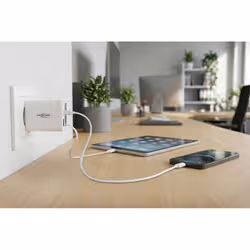 Ansmann 1001-0186 chargeur d'appareils mobiles Tablette, Smartphone Blanc Secteur Charge rapide Intérieure - Vue supplémentaire 2