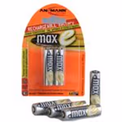 Ansmann 5035052, AA / HR6, Hybrides nickel-métal (NiMH), 1,2 V, 2100 mAh, Argent