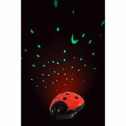 Ansmann Starlight lumière de nuit pour bébé Noir, Rouge