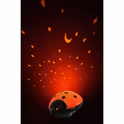 Ansmann Starlight lumière de nuit pour bébé Noir, Rouge
