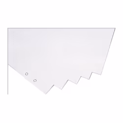 Papier pour chevalet à feuilles mobiles non blanchi au chlore · Un côté à carreaux, un côté blanc uni · UE = 5 blocs de 20 fe ...
