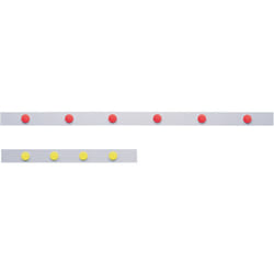 Magnetoplan - Barre magnétique L500xl50xS0,5mm blanc autocollante