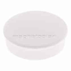 Magnetoplan 1664500, Aimant de tableau blanc, Blanc, 0,3 kg, 24 mm, 8 mm, 10 pièce(s)