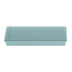 Magnetoplan - Aimant à angle droit l.55xP22xép.8 mm bleu