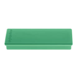 Aimant à angle droit l.55xP22xép.8 mm vert