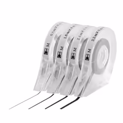 Magnetoplan 40102, Ruban de marquage de fête, Noir, 1,6 mm, 8000 mm
