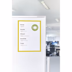 Magnetoplan 1130302 cadre magnétique A4 Jaune