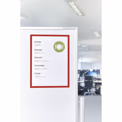 Magnetoplan 1130306 cadre magnétique A4 Rouge
