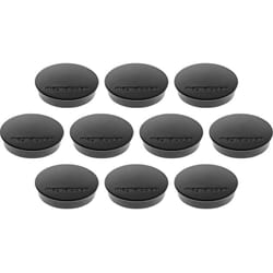 Aimant Discofix Standard (ø x h) 30 mm x 8 mm rond noir 10 pc(s) 1664212 X016631 - Magnetoplan