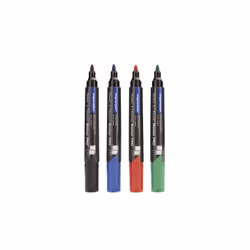 Magnetoplan 12281, 4 pièce(s), Noir, Bleu, Vert, Rouge, Noir, Bleu, Vert, Rouge, Rond, 1,5 mm, 3 mm
