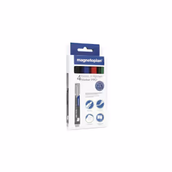 Magnetoplan 12281 marqueur 4 pièce(s) Noir, Bleu, Vert, Rouge