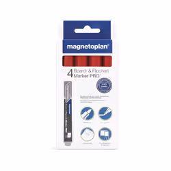 Magnetoplan 1228106 marqueur 4 pièce(s) Rouge