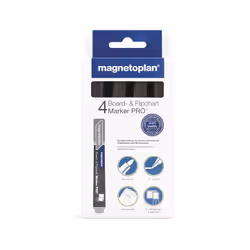 Magnetoplan 1228112 marqueur 4 pièce(s) Noir