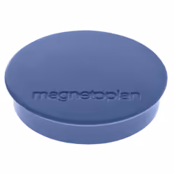 Magnetoplan 1664214, Aimant de tableau blanc, Bleu, 0,7 kg, 30 mm, 8 mm, 10 pièce(s)