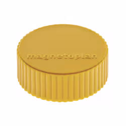 Magnetoplan Discofix Magnum, Aimant de tableau blanc, Jaune, 2 kg, 34 mm, 13 mm, 34 mm