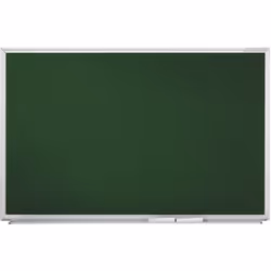 Ardoise, tôle d'acier laquée coloris vert, l x h 900 x 600 mm. Produit livré = monté. Surface = laqué. Propriété = pour écrit ...