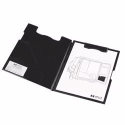 Magnetoplan 1131512, Noir, 15 feuilles, A4, Plastique, 1 pochettes, 230 mm