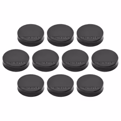 Magnetoplan 1664012, Aimant de tableau blanc, Noir, 0,7 kg, 10 pièce(s)