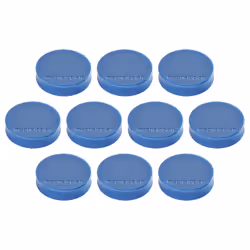 Magnetoplan 1664014, Aimant de tableau blanc, Bleu, 0,7 kg, 10 pièce(s)
