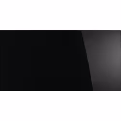 Tableau design en verre, magnétique, l x h 2000 x 1000 mm, noir profond. Produit livré = prémonté, montage final à la charge  ...