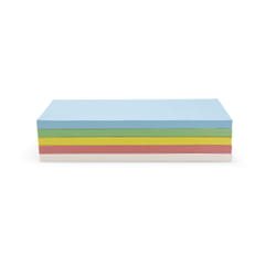 Magnetoplan 111151590 étiquette auto-collante Rectangle Bleu, Vert, Rose, Blanc, Jaune 250 pièce(s)