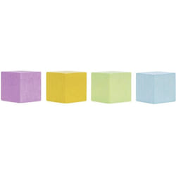 Magnetoplan - Aimant Cube (l x l x h) 20 x 20 x 20 mm rose, orange clair, vert clair, bleu clair 4 pc(s) 16653410