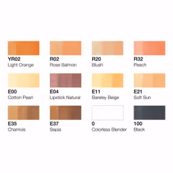Copic Classic Portrait Colours marqueur 12 pièce(s) Pointe fine/biseautée Multicolore