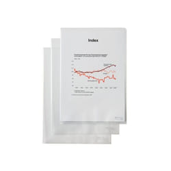 Rexel Chemise coin A4 transparente (50)