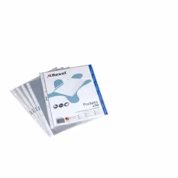 Rexel Pochette A4 ouverture haut transparente (50), 210 x 297 mm (A4), Transparent, Polypropylène (PP), Portrait, 50 pièce(s)