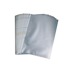 Rexel Pochettes grainées A5 ouverture haut, transparent (100)