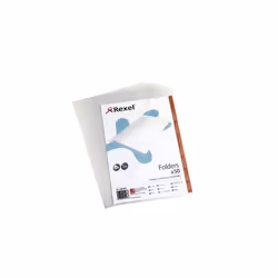 Rexel Chemise coin A4 transparente (50)