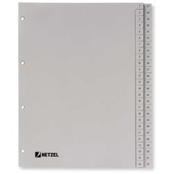 Rexel Index A4 en polypropylène 1-52 coloris gris