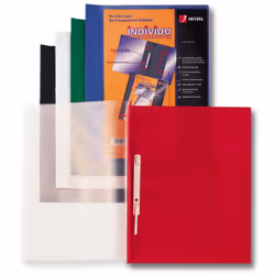 Rexel Dossier de reporting Individo A4+ coloris rouge, Rouge, 255 mm, 340 mm, 70 mm