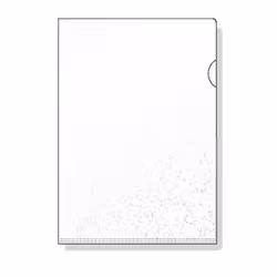 Rexel Chemise coin grainée A4 coloris transparent (100), A4, Polypropylène (PP), Transparent, 100 pièce(s), 221 mm, 311 mm