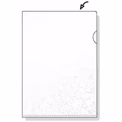 Rexel Chemise coin grainée A4 coloris transparent (100)