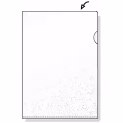 Rexel Chemise coin grainée A4 coloris transparent (100)