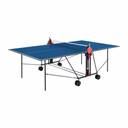 SPONETA Table de tennis de table compacte - Usage intérieur - Tubes ronds en acier laqué (25 mm de diametre) - Traitement ant ...