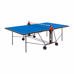 SPONETA Table de tennis de table compacte - Usage extérieur - Tubes ronds en acier laqué (25 mm de diametre) - Traitement ant ...