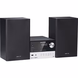 Grundig CMS 1050 BT DAB+ ensemble audio pour la maison Système micro audio domestique 30 W Noir, Argent